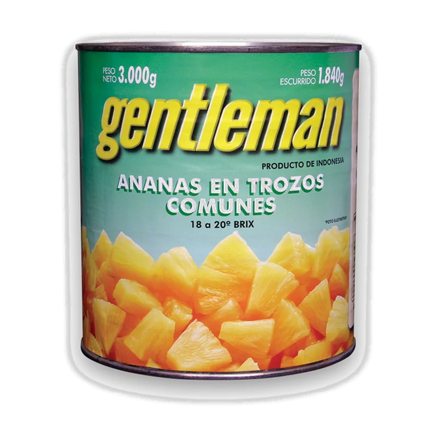 Ananás en Trozos – Gentleman — envase