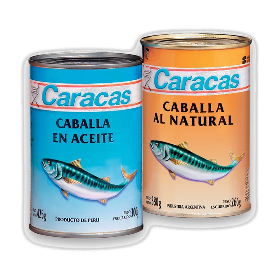 Caballa en Aceite – Caracas — envase