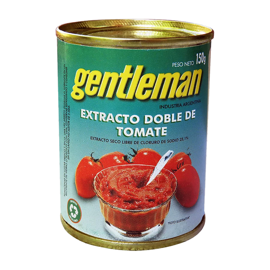Extracto Doble de Tomate – Gentleman — envase