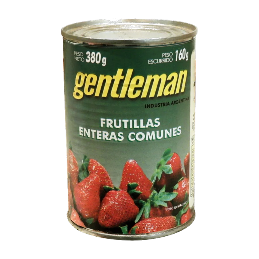 Frutillas Enteras – Gentleman — envase