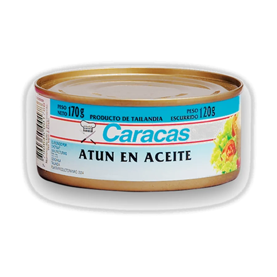 Lomitos de Atún en Aceite – Caracas — envase