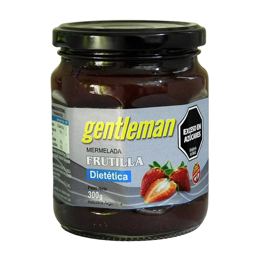 Mermelada de Frutillas Diet — envase