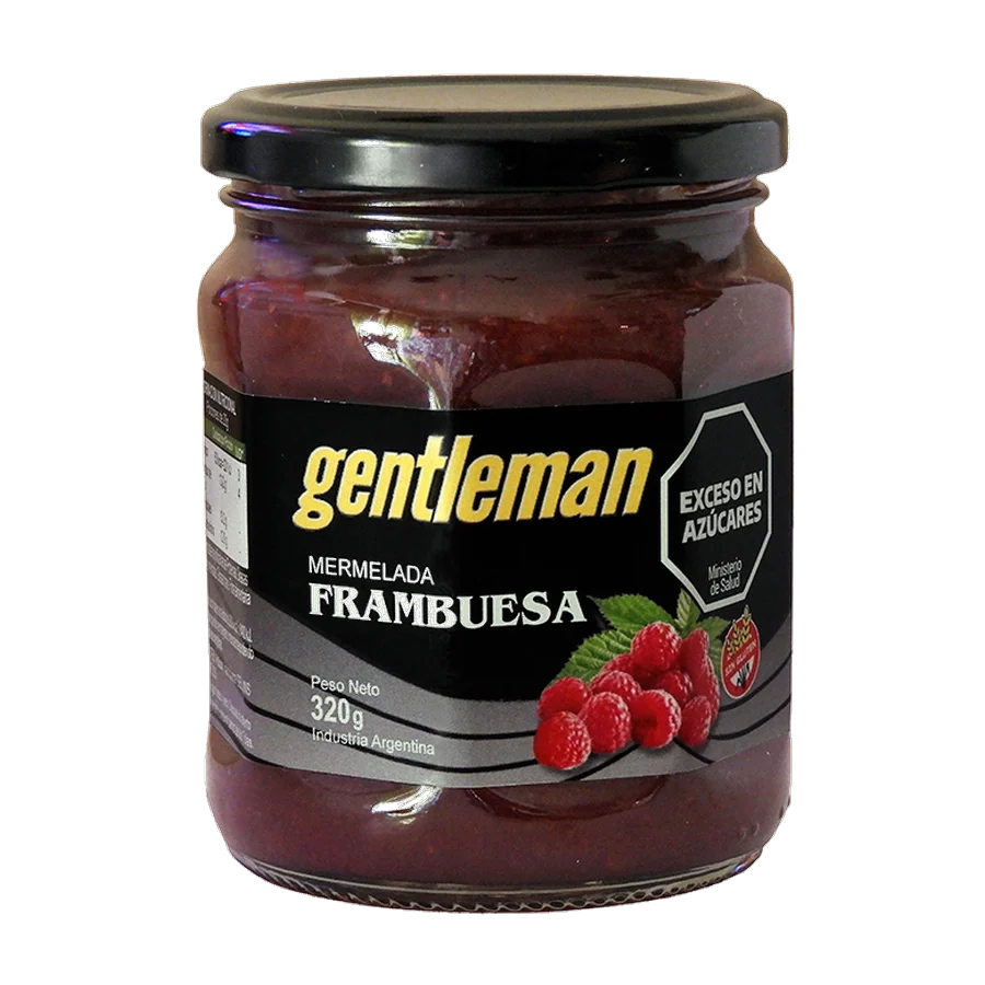 Mermelada Frambuesas — envase