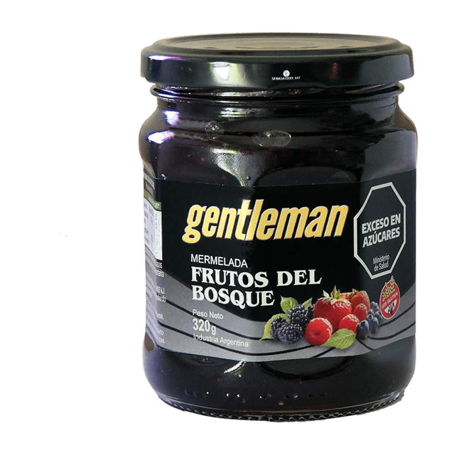 Mermelada Frutos del Bosque — envase