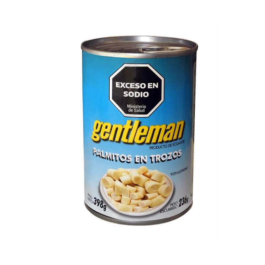 Palmitos en trozos GENTLEMAN — envase